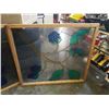 Image 2 : 2 LEADED PLASTIC PANELS - BLACKBERRY DESIGN