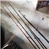 Image 3 : 5 fishing rods one is collapsable - 3 missing tips