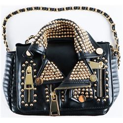 Studded Designer Purse - Approx.10x7x3".