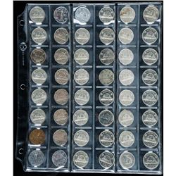 Lot (48) Collector Canada 5c.