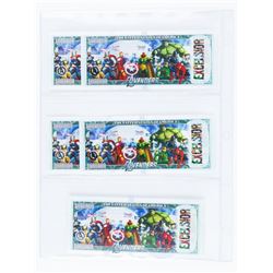 Lot (5) USA Avengers Collector Notes "1,000,000".