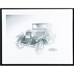 "Ford" Litho c. 1986. 11x14".