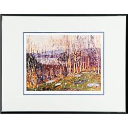 Tom Thomson (1877-1917) "First Snow, Canoe Lake" Art Print. Limited Somerville Edition #1/975. RARE.