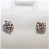 Image 1 : 14K White Gold Diamond(0.36ct) Earrings (~weight 12g), Made in Canada, Insurance Value $1550 (Estima