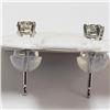 Image 3 : 14K White Gold Diamond(0.36ct) Earrings (~weight 12g), Made in Canada, Insurance Value $1550 (Estima