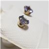 Image 2 : 10K Yellow Gold Tanzanite(0.56ct) Freshwater Pearl 2In1 Earrings (~weight 13.29g), Suggested Retail 