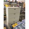 Image 1 : Hon 4-Drawer Office Cabinet (19.5" x 36" x 53" H)