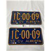 Image 1 : A Pair of 1973 Alberta License Plates