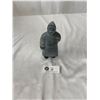 Image 2 : Inuit Soapstone Carving, approx 7.75 tall