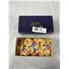 Image 1 : 200 Vintage Milk Bottle Caps in Purdys Chocolate Box