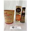 Image 2 : 2pc Vintage Collectible Lot, Pride of the Prairies Honey Container and Harry Hornes Liquid GravycBot