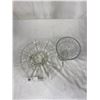 Image 2 : Nice Serving Plate and Crystal Vase