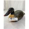 Image 1 : Vintage Duck Decoy and a Vintage Wooden Toy Boat with Paddles