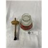 Image 2 : Vintage Glucine Glue Jar, Wood Lid and Handle