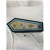 Image 1 : Victorian Coffin Style Sewing Box in Nice Shape