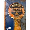 Image 2 : 17.5x54 Vintage Mission Orange Pop Sign 1940s