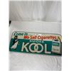 Image 1 : Vintage 1960s Large Kool Cigarate Sign, Willy Penguin, Great Graphics 25x11