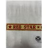 Image 2 : Red Star Cough Drops Tin Sign 1930s 1"x10.5"