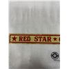 Image 2 : Red Star Cough Drops Tin Sign 1930s 1"x10.5"