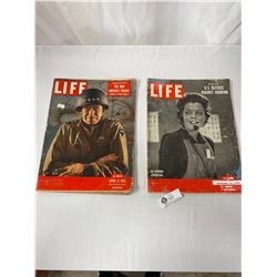 2 Vintage Life Magazines, War Related