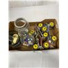 Image 2 : Nice Collectors Lot Of Nabob Marbles And Old Rollerblades