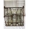 Image 2 : Lot Of 10 Vintage Milk Bottles In Old Milk Crate