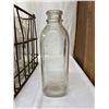Image 3 : Lot Of 10 Vintage Milk Bottles In Old Milk Crate