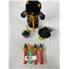 Image 1 : Lot Of Halloween Collectibles, 4 Pez Plus Mcdonalds Toys