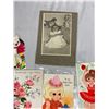 Image 2 : 8 Vintage Used Cards Plus Vintage Baby Photo