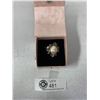 Image 1 : Size 9 Stirling Silver Real Pearl Real Garnet Ring