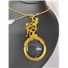 Image 3 : Nice Gold Plated Magnifier On Necklace