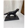 Image 2 : A Nice Heavy Pointer Dog Statue on Base . 15 x 7 x 11