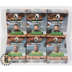 SEALED SET OF 6 KLINGON