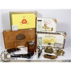 VINTAGE ITEMS BRASS ASHTRAY