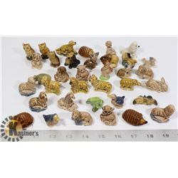 VINTAGE RED ROSE TEA FIGURINES