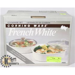 2 PIECE FRENCH WHITE CORNING WARE