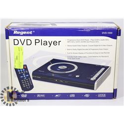 NEW REGENT DVD PLAYER #DVD-1000
