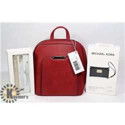 NEW FRANCA RED PURSE LABELLED