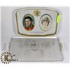 Image 1 : 2 COMMEMORATIVE COLLECTOR TRAYS