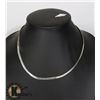 Image 1 : 15" SILVER NECKLACE MADE IN ITALY