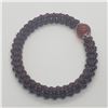 Image 2 : SILVER GARNET FLEXIBLE  BRACELET