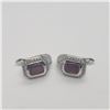 Image 1 : SILVER RUBY 5.7G(3CT) EARRINGS