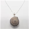 Image 2 : SILVER SNAIL 18" NECKLACE