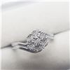 Image 2 : SILVER 7 DIAMOND  RING (~SIZE 7)