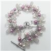 Image 2 : SILVER FRESH WATER PEARL 7.5" 24G  BRACELET