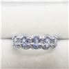 Image 1 : SILVER TANZANITE(1.2CT)  RING (~SIZE 6.75)