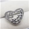 Image 2 : SILVER CUBIC ZIRCONIA  RING (~SIZE 6.5)