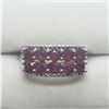 Image 1 : SILVER RUBY(1.2 APROX) SIZE RING (~SIZE 10)