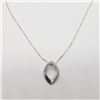 Image 2 : SILVER DIAMOND 18"  NECKLACE