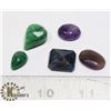 Image 1 : #188-BLUE SAPPHIRE/ EMERALD/ AMETHYST 69.30ct